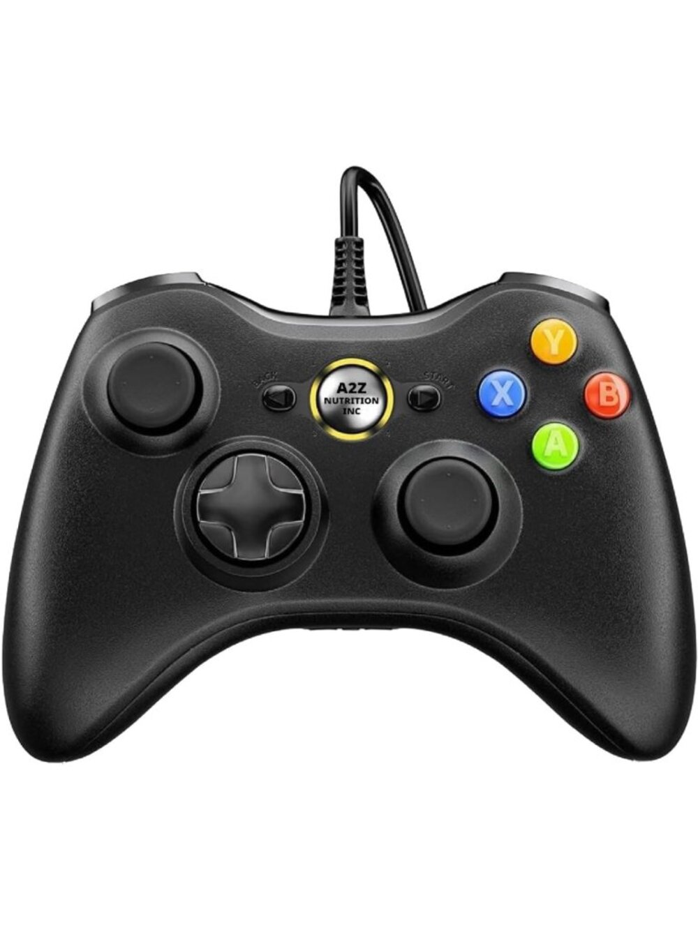 Enhanced Wired Game Controller for Xbox 360 & PC - Dual Vibration, Turbo, 7.2FT